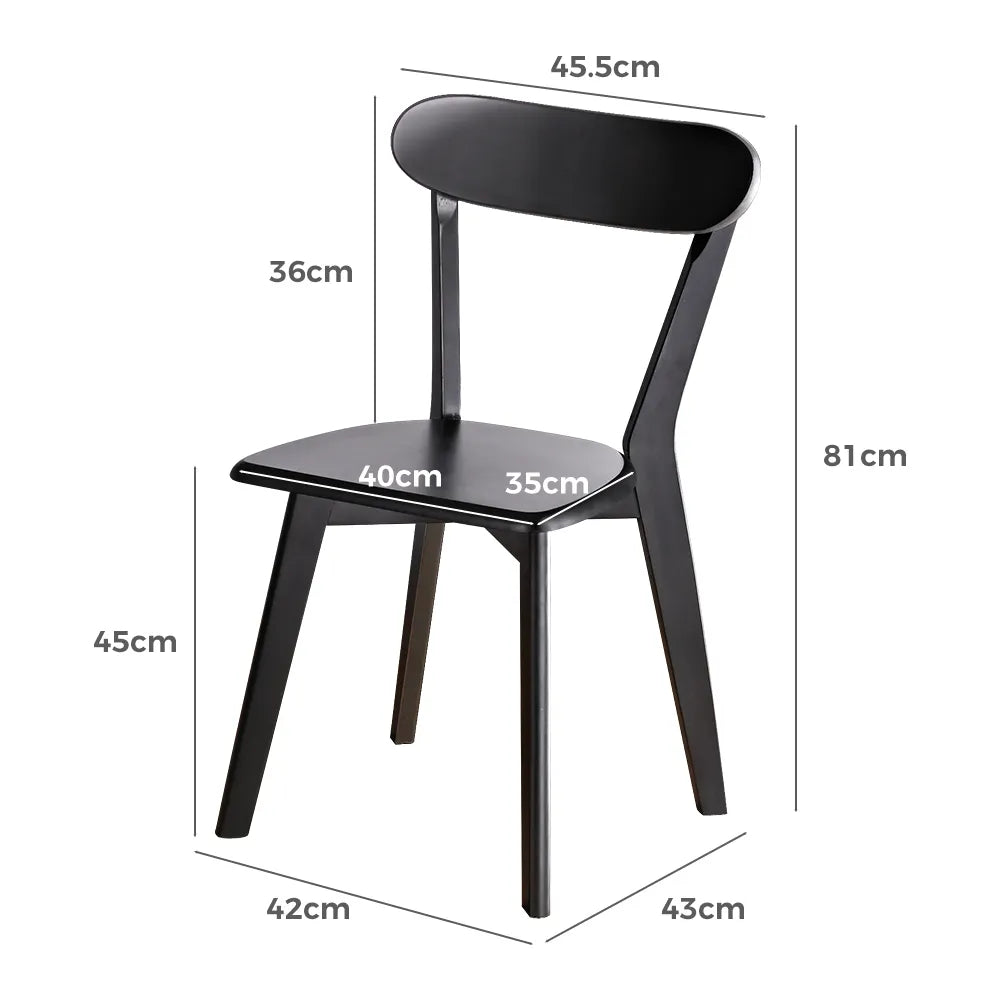 Minimalist Haiku dining chair in modern kitchen
