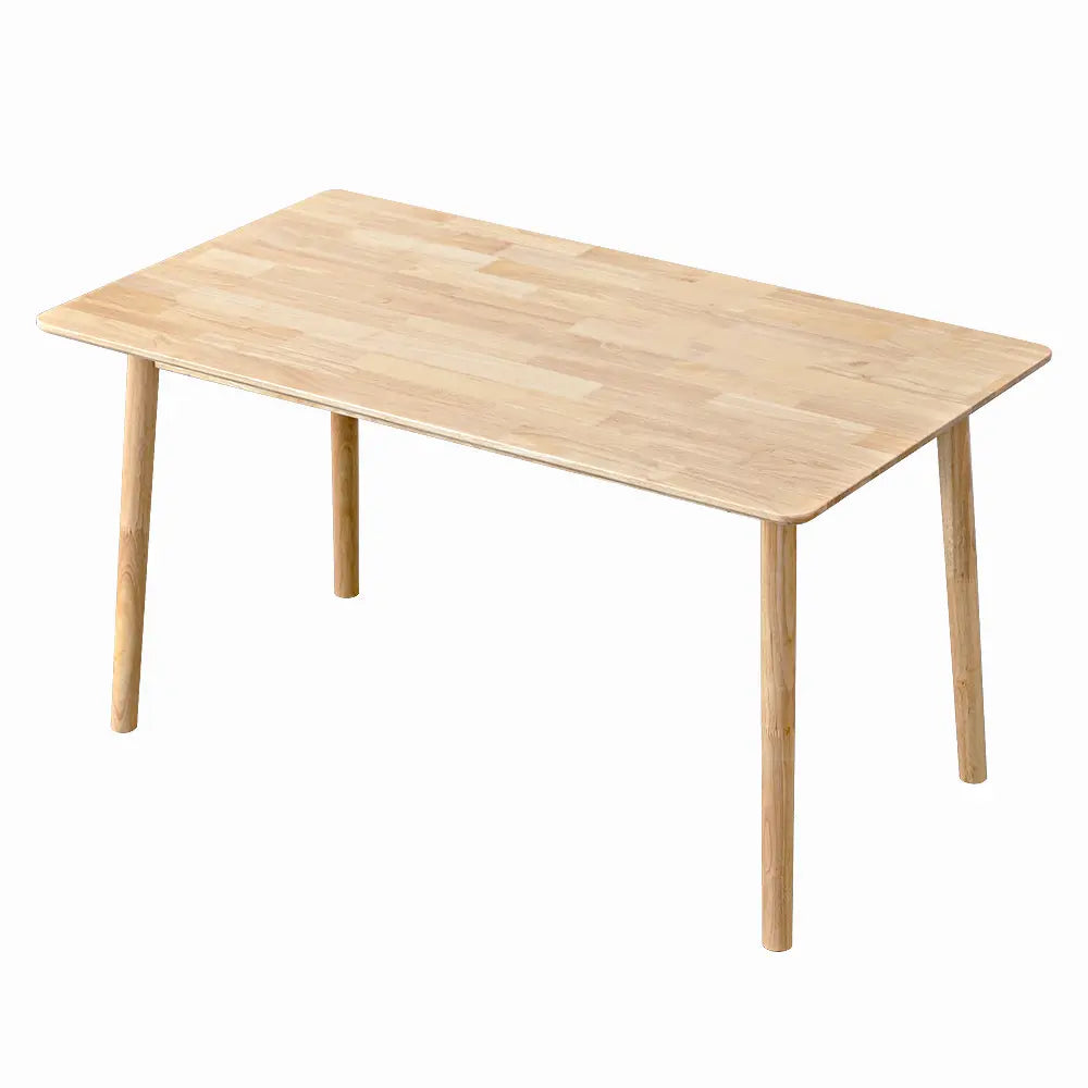 Barron 140x80cm wooden dining table set for six in a modern dining room