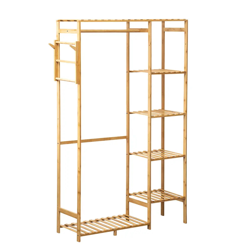 Modern Guerrero wooden garment rack with elegant design