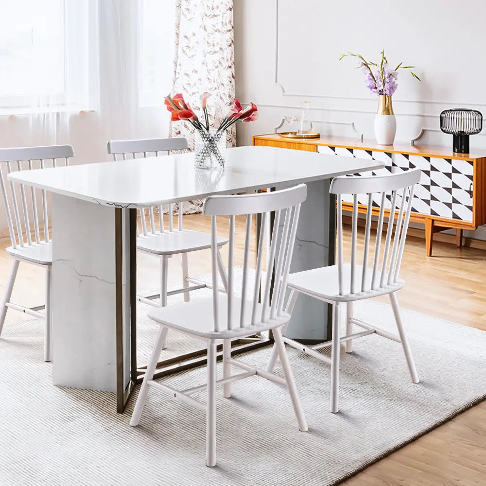 Brooklyn dining chairs in a minimalist dining room
